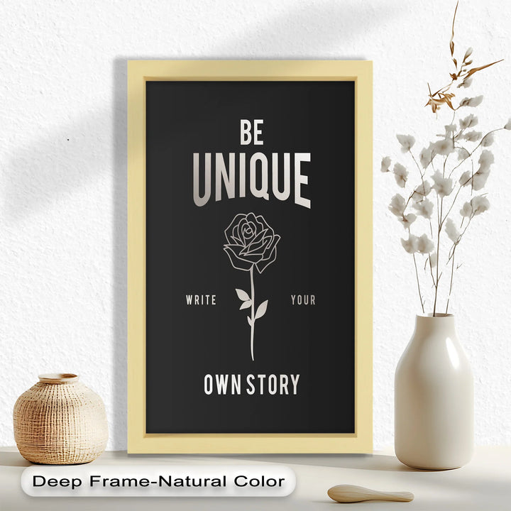 Be Unique – Inspirational Oil Painting - MyPhotoStation