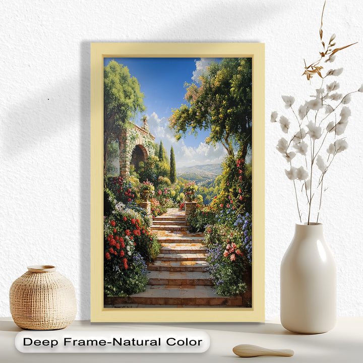 Garden of Eternal Bloom – Renaissance Oil Painting
