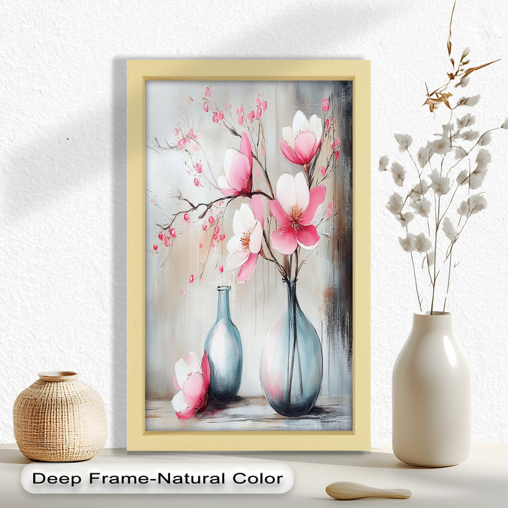 Soft Pink Magnolia - Flower Oil Painting