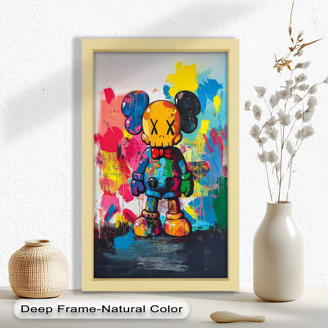 Color Riot Companion – KAWS Oil Painting