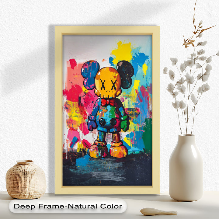 Color Riot Companion – KAWS Oil Painting