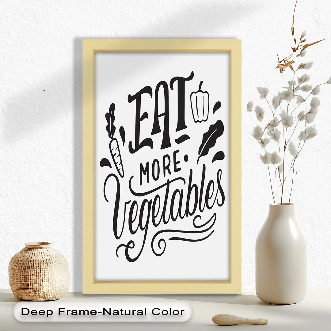 Eat More Vegetables – Modern Oil Painting - MyPhotoStation