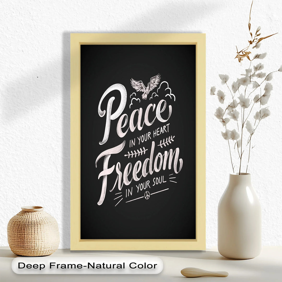 Peace and Freedom Wall Art – Oil Painting - MyPhotoStation