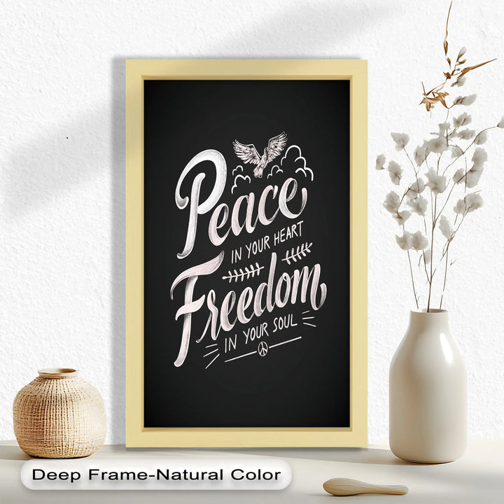 Peace and Freedom Wall Art – Oil Painting - MyPhotoStation