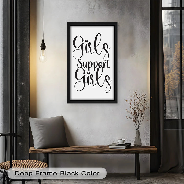 Girls Support Girls – Oil Painting - MyPhotoStation