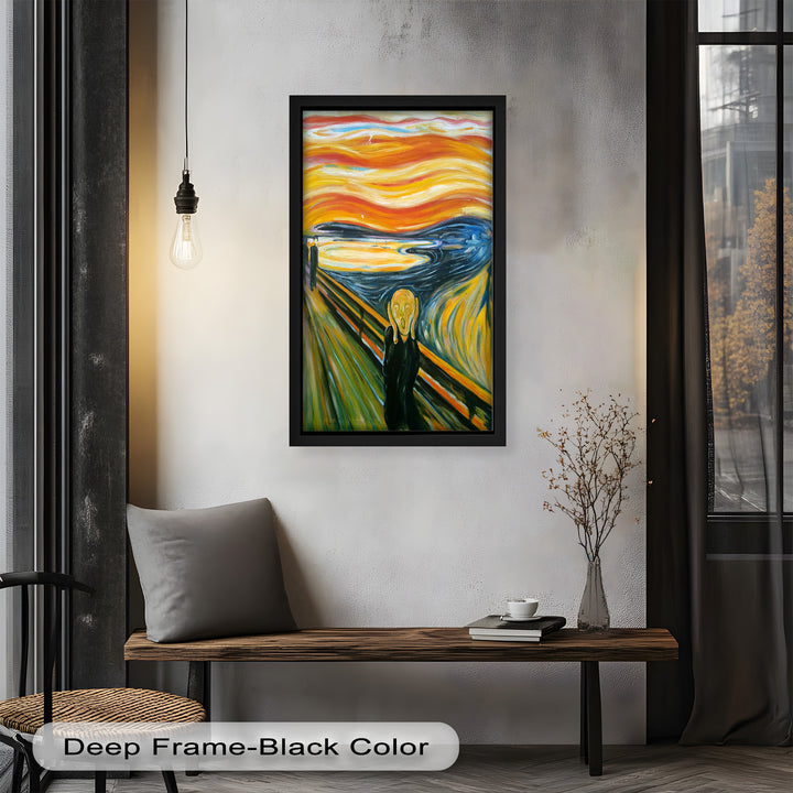 Echo of the Void – Expressionist Angst Picasso Oil Painting