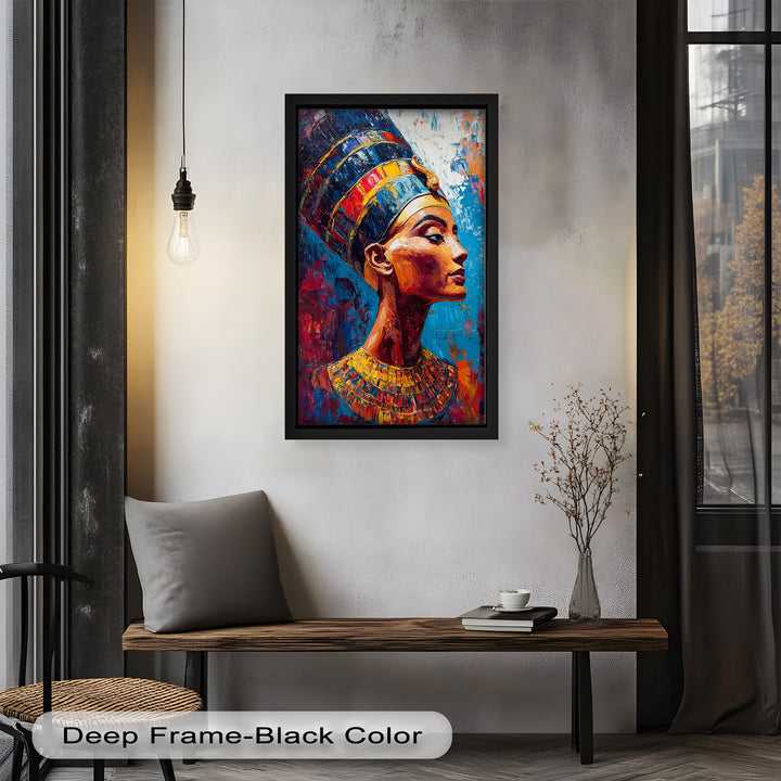 Fauvist Queen – Royal Profile Oil Painting
