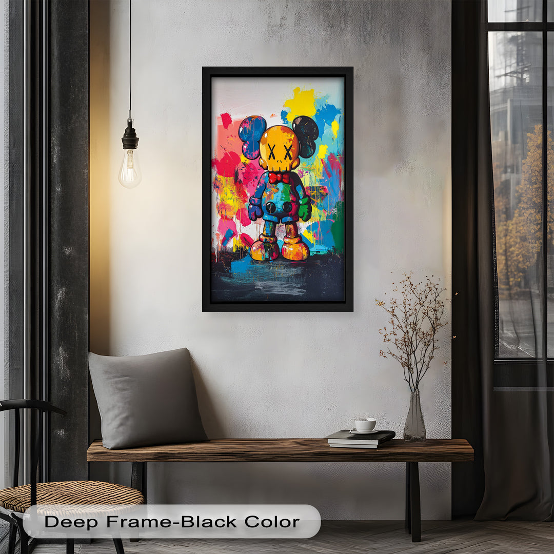 Color Riot Companion – KAWS Oil Painting