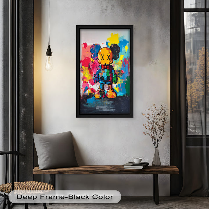 Color Riot Companion – KAWS Oil Painting