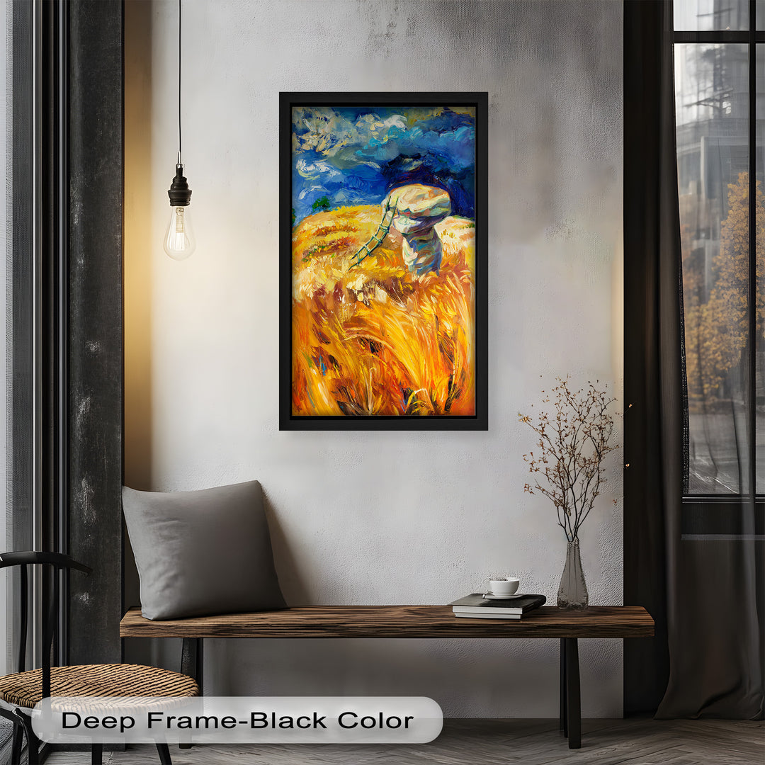 Golden Harvest – Impressionist Oil Painting