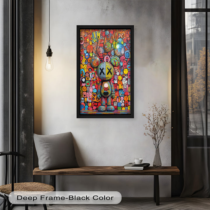 Mosaic Madness – KAWS Oil Painting