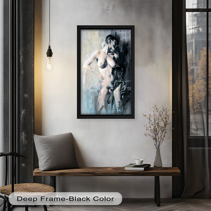 Still in the Shadows – Contemporary Nude Oil Painting