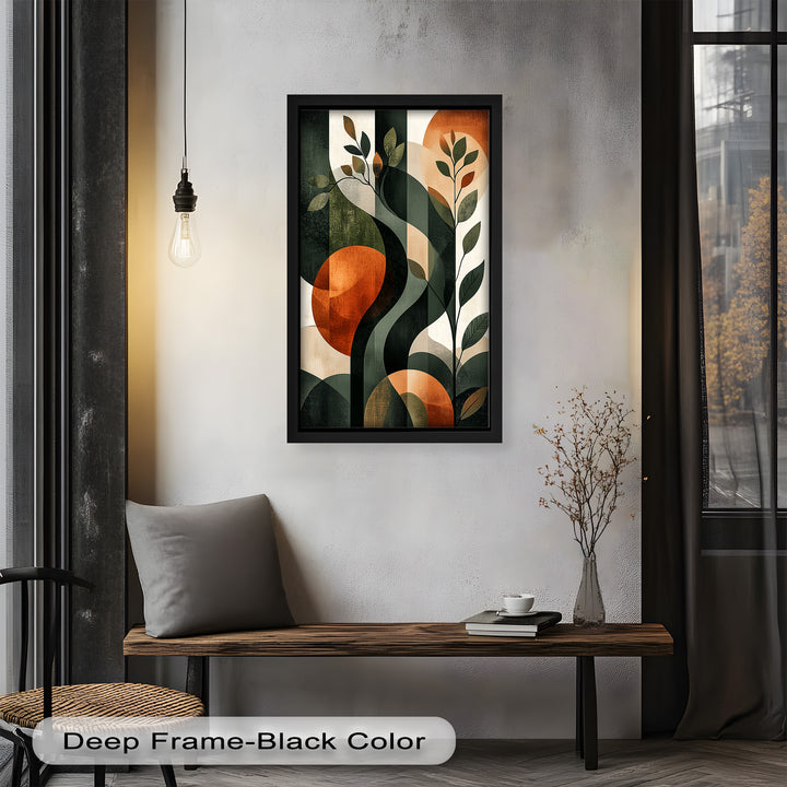 Twilight Grove – Abstract Botanical Oil Painting