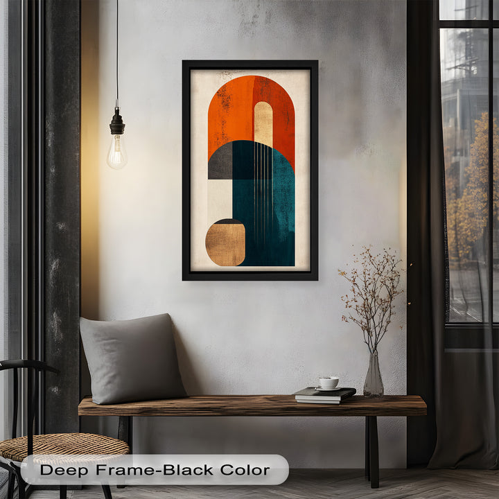 Modern Resonance – Abstract Geometric Oil Painting