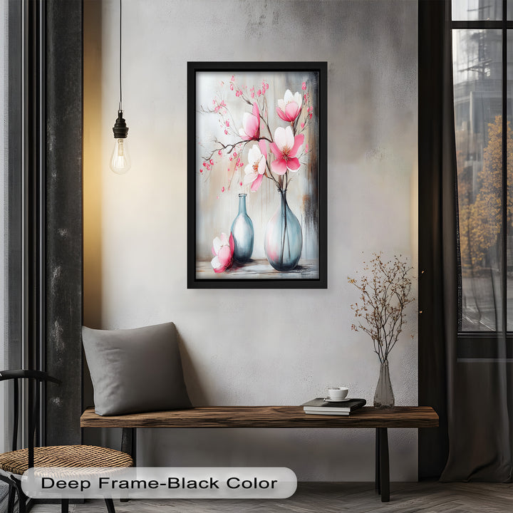 Soft Pink Magnolia - Flower Oil Painting