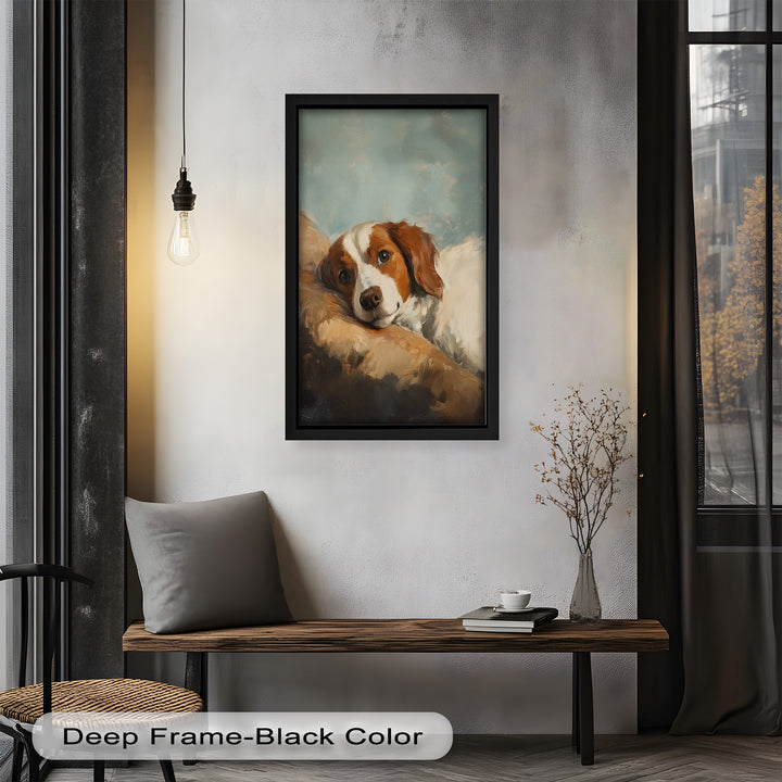 Resting Soul – Loyal Dog Animal Oil Painting