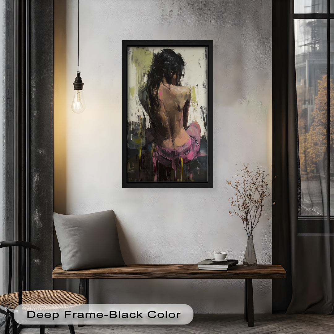 Whispers of Silence – Contemporary Figurative Nude Oil Painting