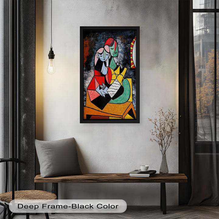 Embrace in Color – Picasso Oil Painting