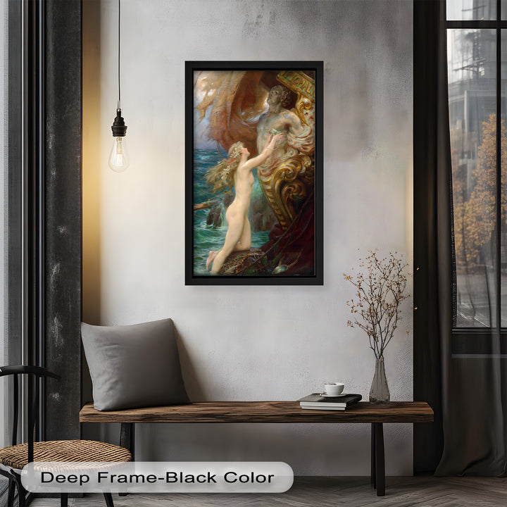 Galatea’s Awakening – Mythological Nude Oil Painting