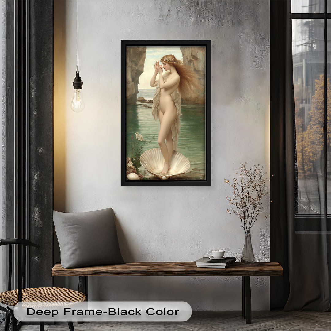 Birth of Grace – Renaissance-Inspired Venus Oil Painting