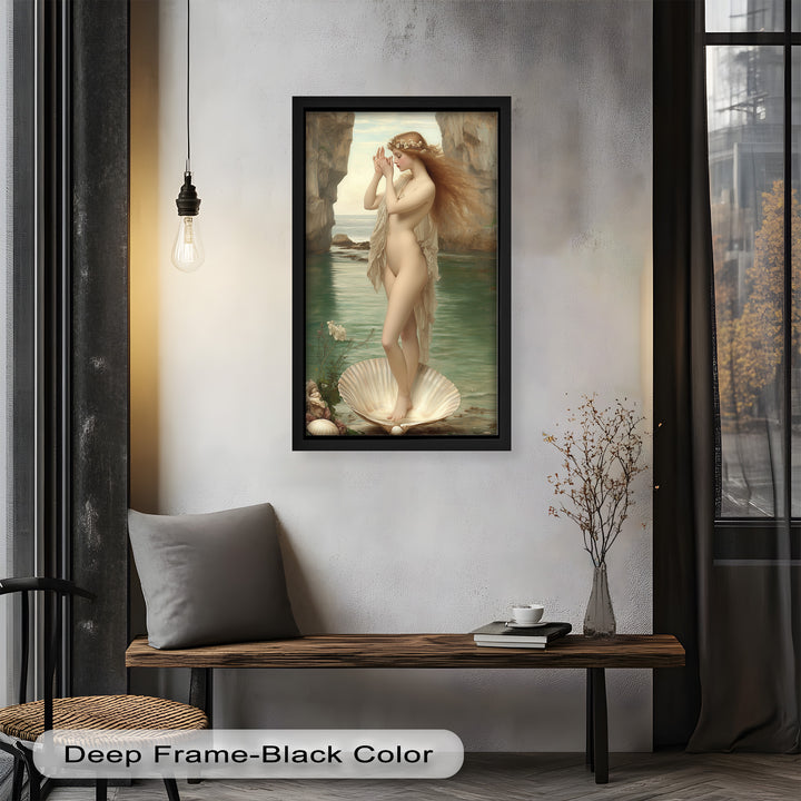 Birth of Grace – Renaissance-Inspired Venus Oil Painting