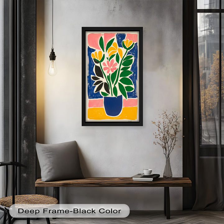 Vibrant Vase Composition – Modern Fauvist Oil Painting