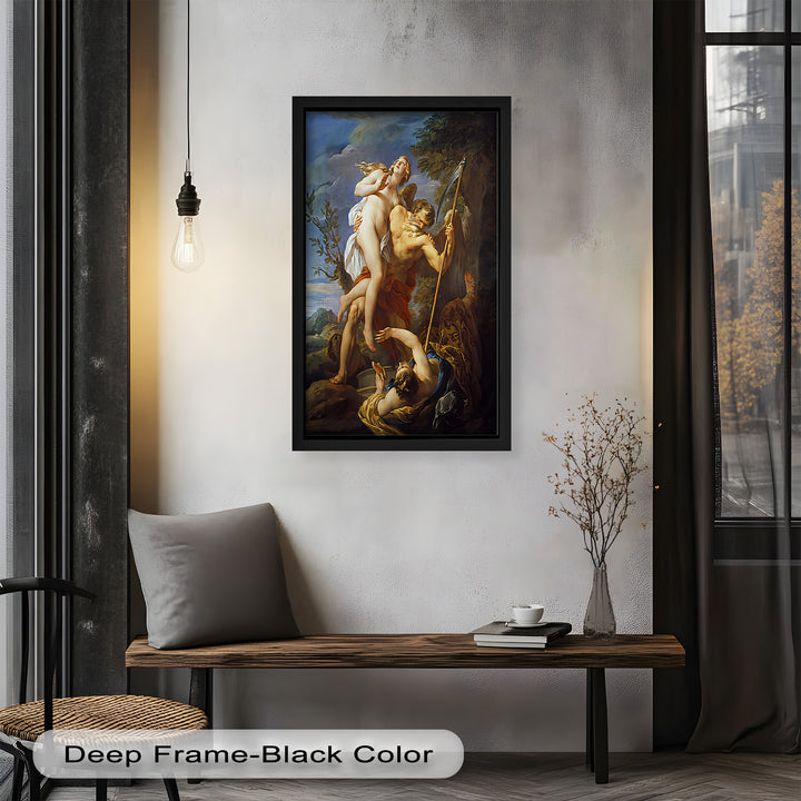 The Seizure of Beauty by Time – Mythological Renaissance Nude Oil Painting