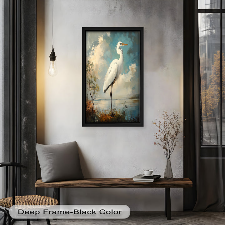 Grace of the Marshlands – Animal Oil Painting