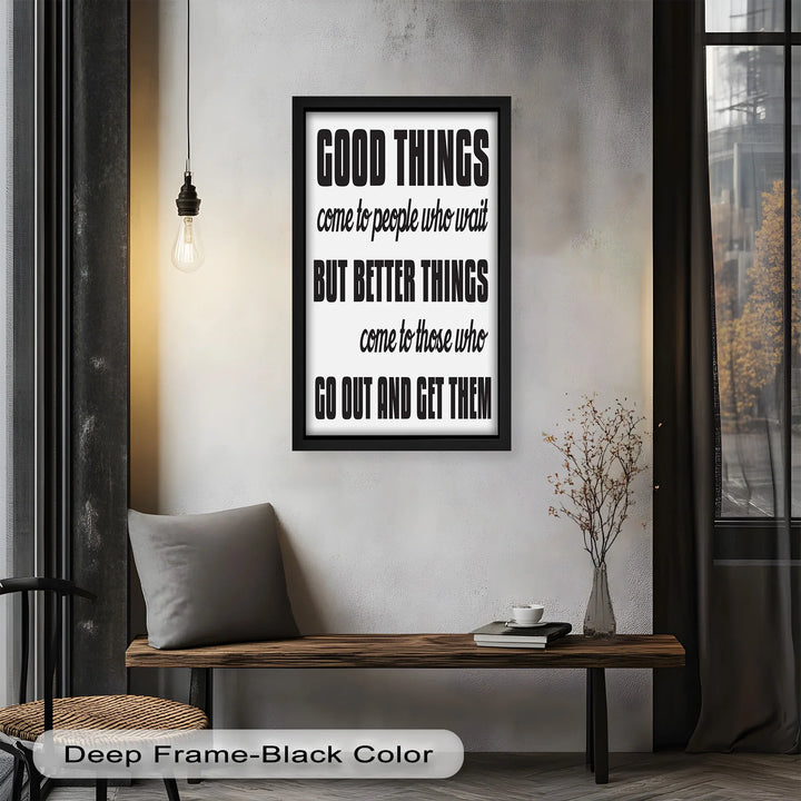 Good Things Come to People Who Wait – Oil Painting - MyPhotoStation