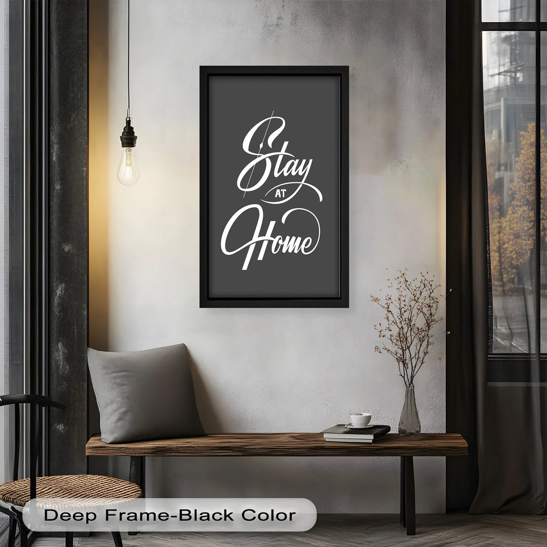 Stay at Home – Modern Oil Painting - MyPhotoStation