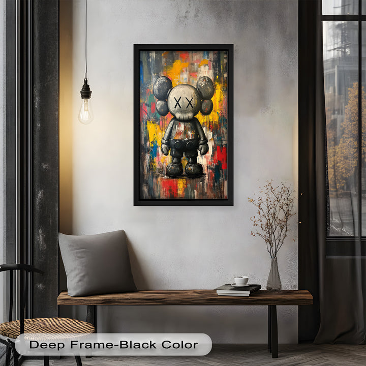 Urban Grit – KAWS Companion Oil Painting