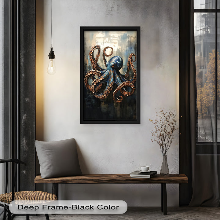 Deep Sea Octopus - Animal Oil Painting
