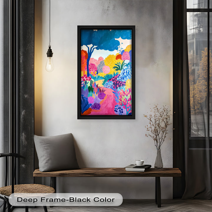 Dreamy Garden Path - Modern Oil Painting