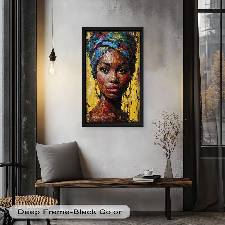Radiant Soul – Bold Portrait Oil Painting in Fauvist Style