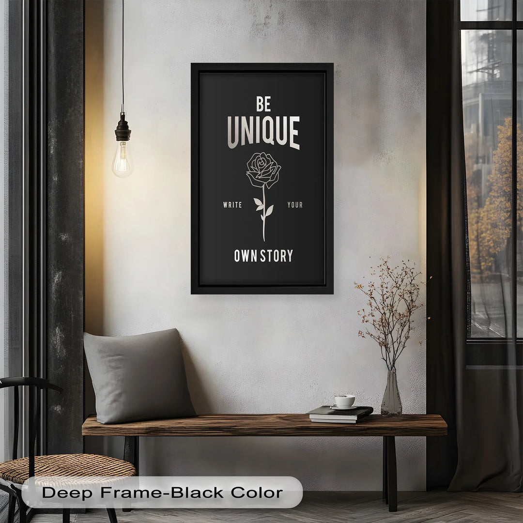 Be Unique – Inspirational Oil Painting - MyPhotoStation