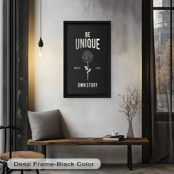 Be Unique – Inspirational Oil Painting - MyPhotoStation