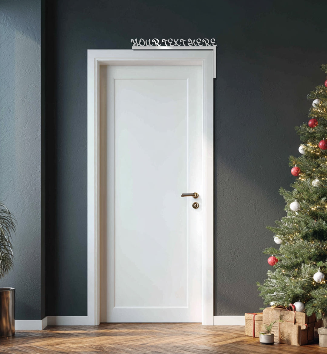 أناقة شخصية – نص مخصص فن جداري معدني