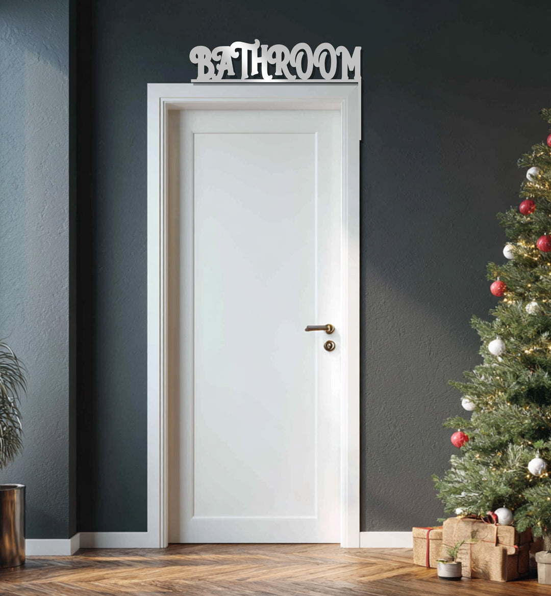 ديكور باب معدني كلاسيكي للحمام