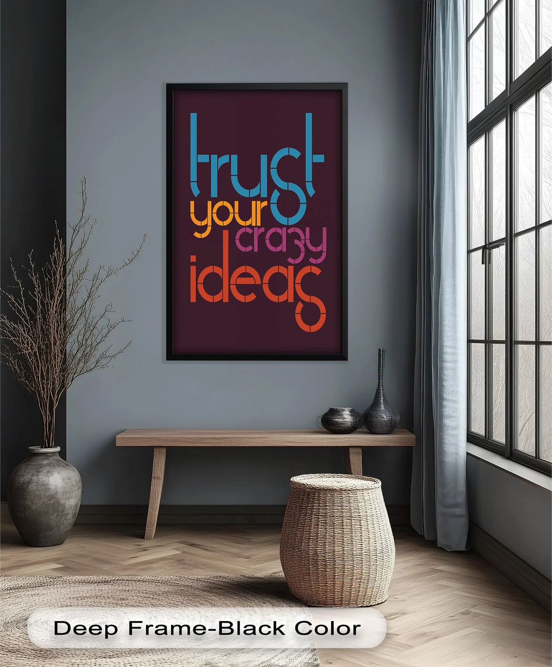 Trust Your Crazy Ideas – Modern Oil Painting - MyPhotoStation
