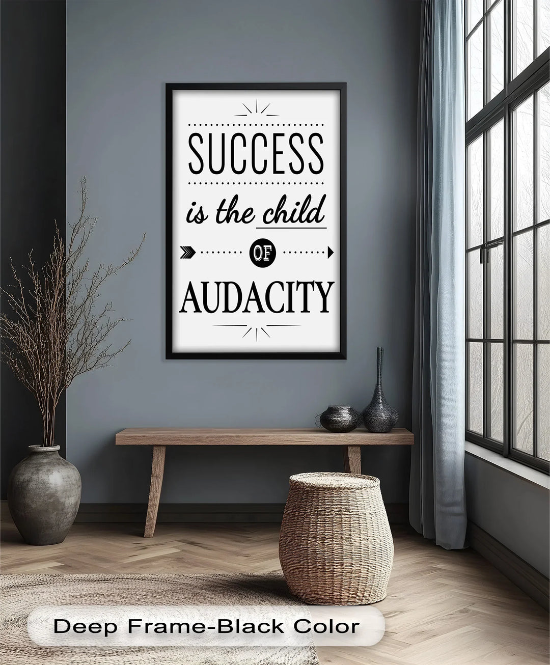 Success Is the Child of Audacity – Modern Oil Painting - MyPhotoStation