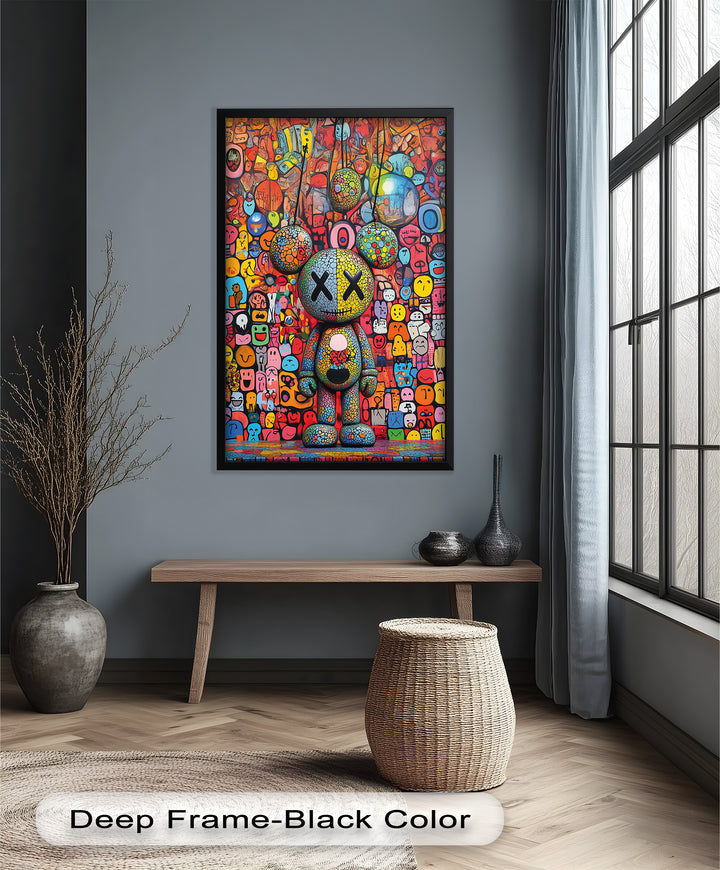 Mosaic Madness – KAWS Oil Painting
