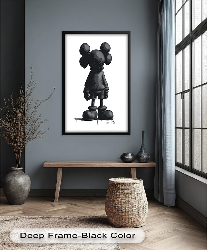 Schattenform Stille – KAWS Ölgemälde