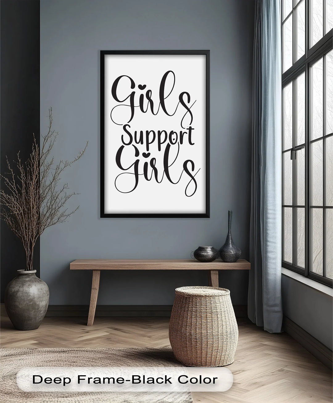 Girls Support Girls – Oil Painting - MyPhotoStation
