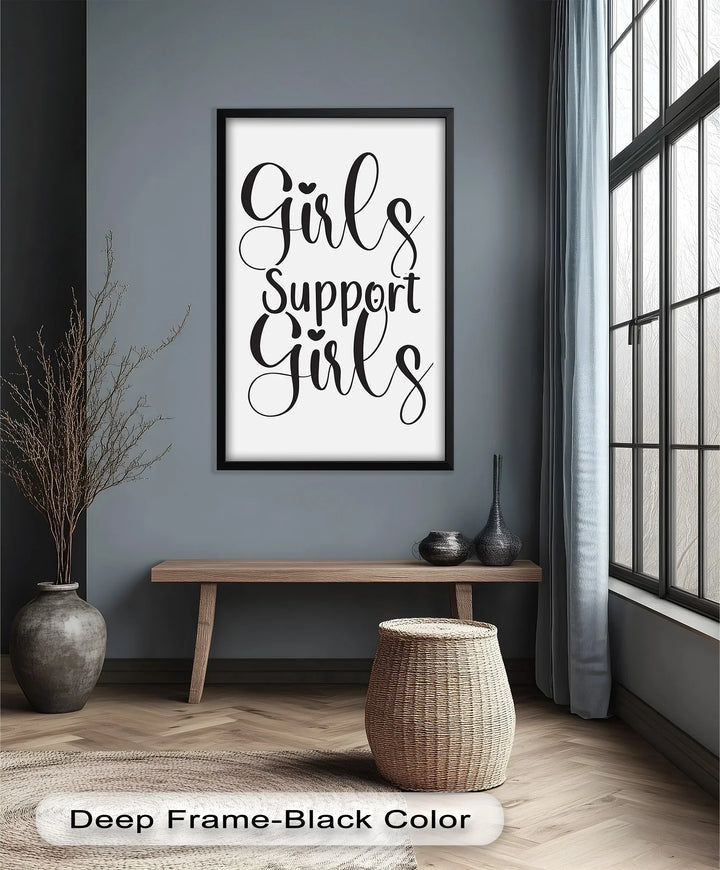 Girls Support Girls – Oil Painting - MyPhotoStation