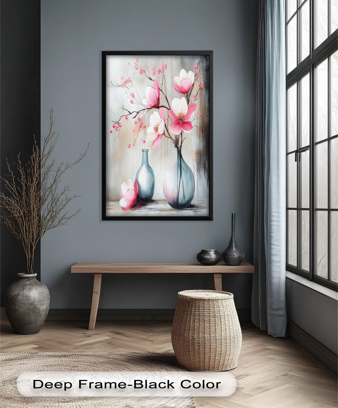 Soft Pink Magnolia - Flower Oil Painting