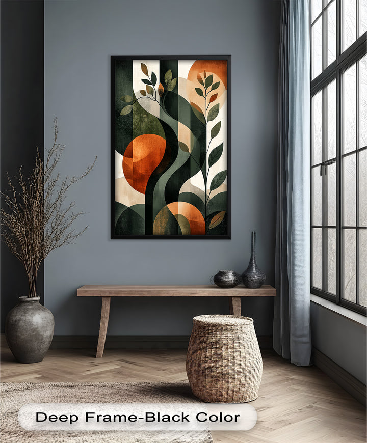 Twilight Grove – Abstract Botanical Oil Painting