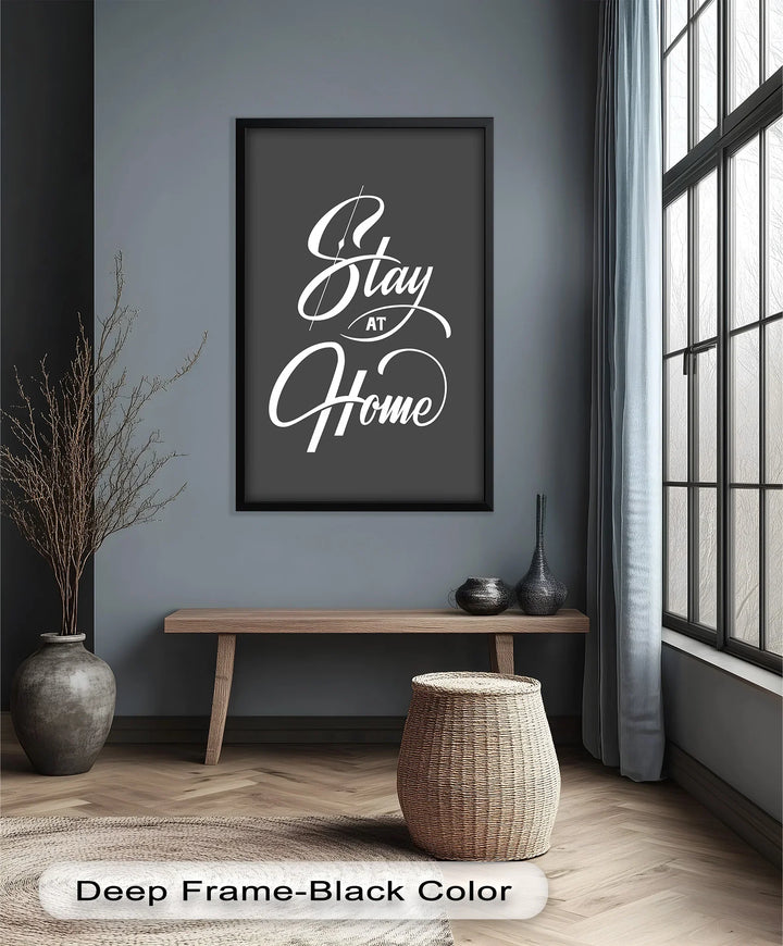 Stay at Home – Modern Oil Painting - MyPhotoStation