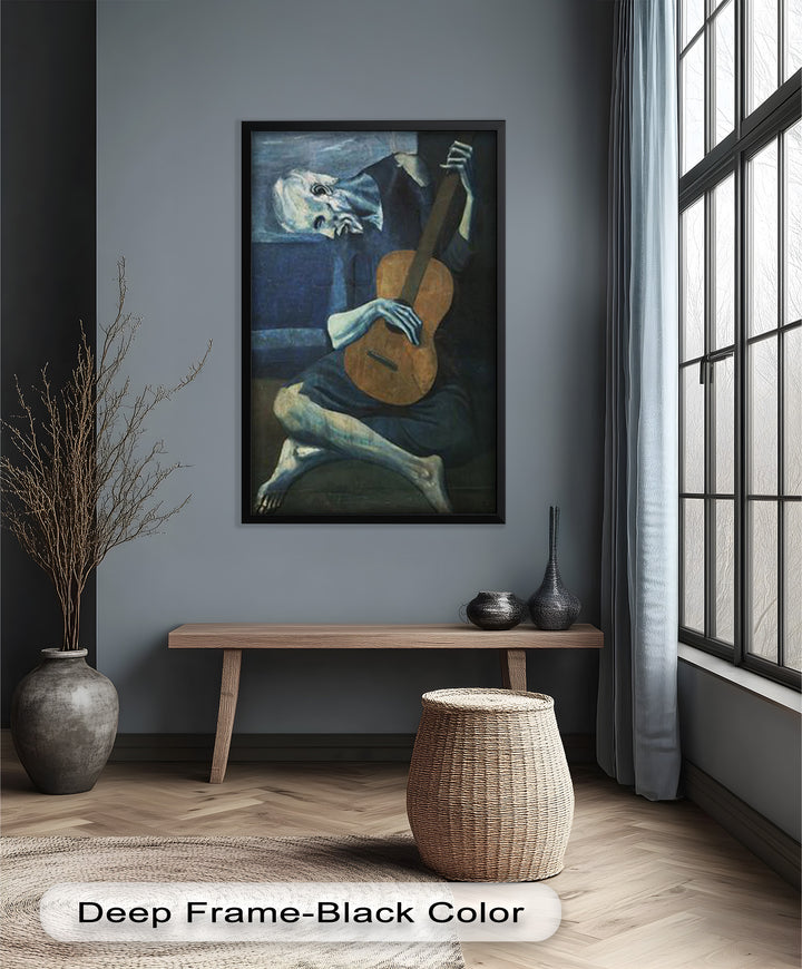 Der melancholische Musiker – Picasso-Ölgemälde