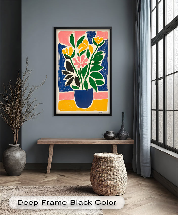 Vibrant Vase Composition – Modern Fauvist Oil Painting