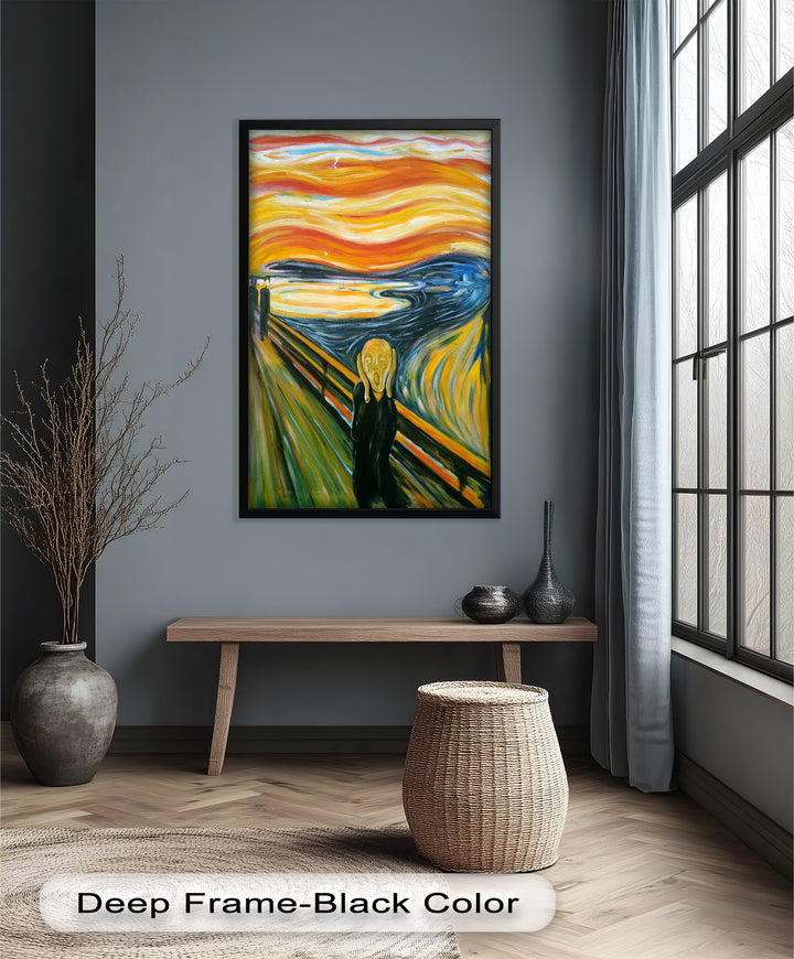 Echo of the Void – Expressionist Angst Picasso Oil Painting